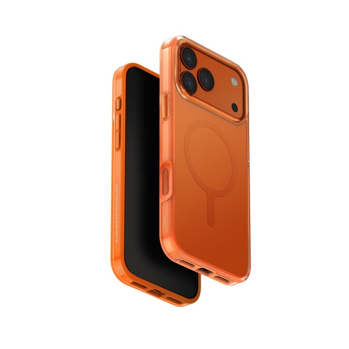 UNIQ HYBRID IPHONE 17 PRO MAX (2025) 6.9 MAGCLICK CHARGING CLARIO (ECO) - VOLT ORANGE (VOLT ORANGE)