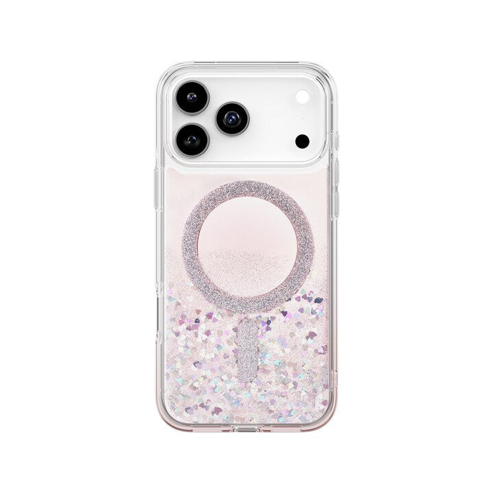 UNIQ COEHL IPHONE 17 PRO (2025) 6.3 MAGNETIC CHARGING SOLEA - GLITTER HEARTS (GLITTER HEARTS)