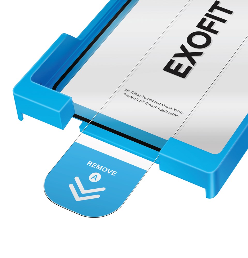 UNIQ OPTIX EXOFIT VIVID APPLICATOR IPHONE 17 PRO (2025) 6.3 GLASS SCREEN PROTECTOR