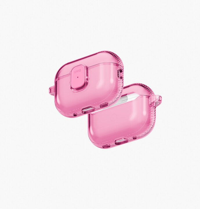 UNIQ GLASE PRO AIRPODS PRO 3RD GEN LOCK CASE - CANDY PINK (CANDY PINK)