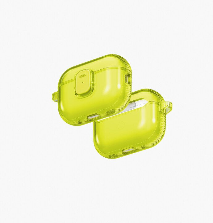 UNIQ GLASE PRO AIRPODS PRO 3RD GEN LOCK CASE - LIGHT LIME (LIGHT LIME)