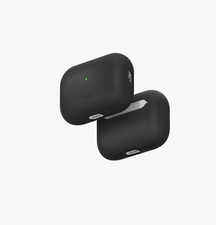 UNIQ LINO HYBRID LIQUID SILICON AIRPODS PRO 3RD GEN CASE - CHARCOAL GREY (CHARCOAL GREY)