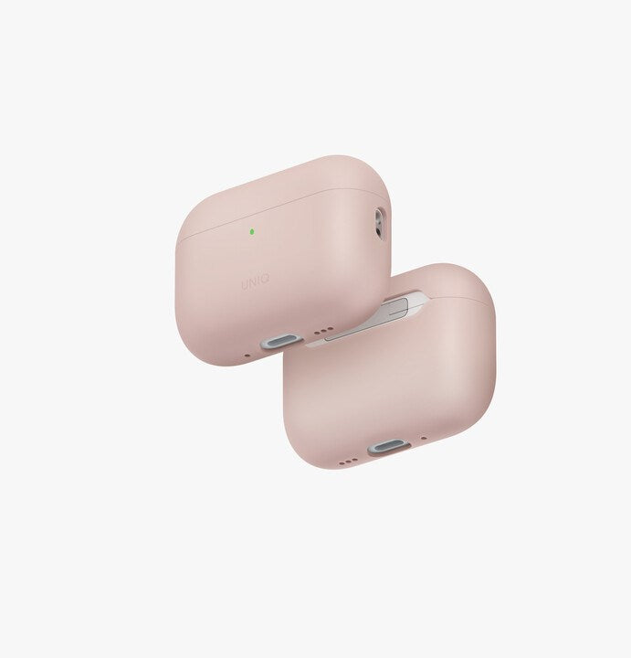 UNIQ LINO HYBRID LIQUID SILICON AIRPODS PRO 3RD GEN CASE - BLUSH PINK (BLUSH PINK)