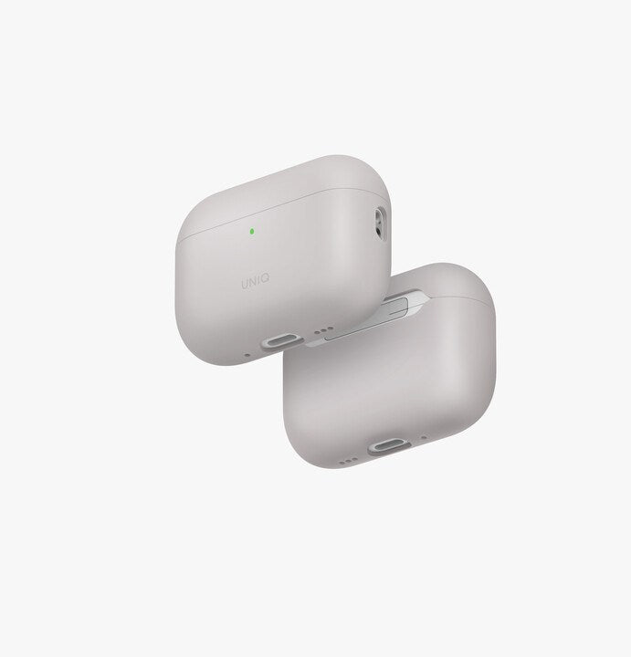 UNIQ LINO HYBRID LIQUID SILICON AIRPODS PRO 3RD GEN CASE - BEIGE IVORY (BEIGE IVORY)