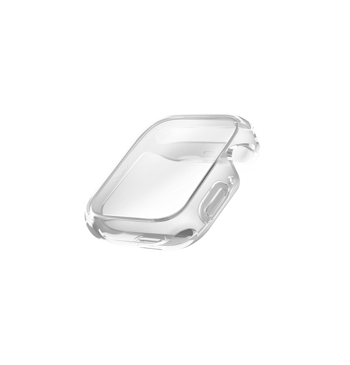 UNIQ GARDE HYBRID WATCH CASE WITH SCREEN PROTECTION 44MM (SE3|SE2) - DOVE (CLEAR)