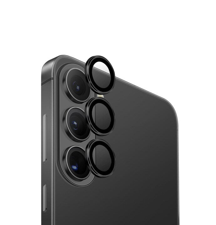 UNIQ OPTIX ALUGUARD GALAXY S26/S26 PLUS CAMERA LENS PROTECTOR - MIDNIGHT (BLACK)