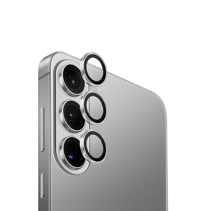 UNIQ OPTIX ALUGUARD GALAXY S26/S26 PLUS CAMERA LENS PROTECTOR - STERLING (SILVER)