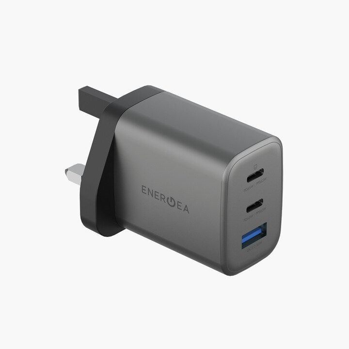 EOL ENERGEA AMPCHARGE GAN65, 2C1A PD/PPS/QC3.0 WALL CHARGER,65W (UK)