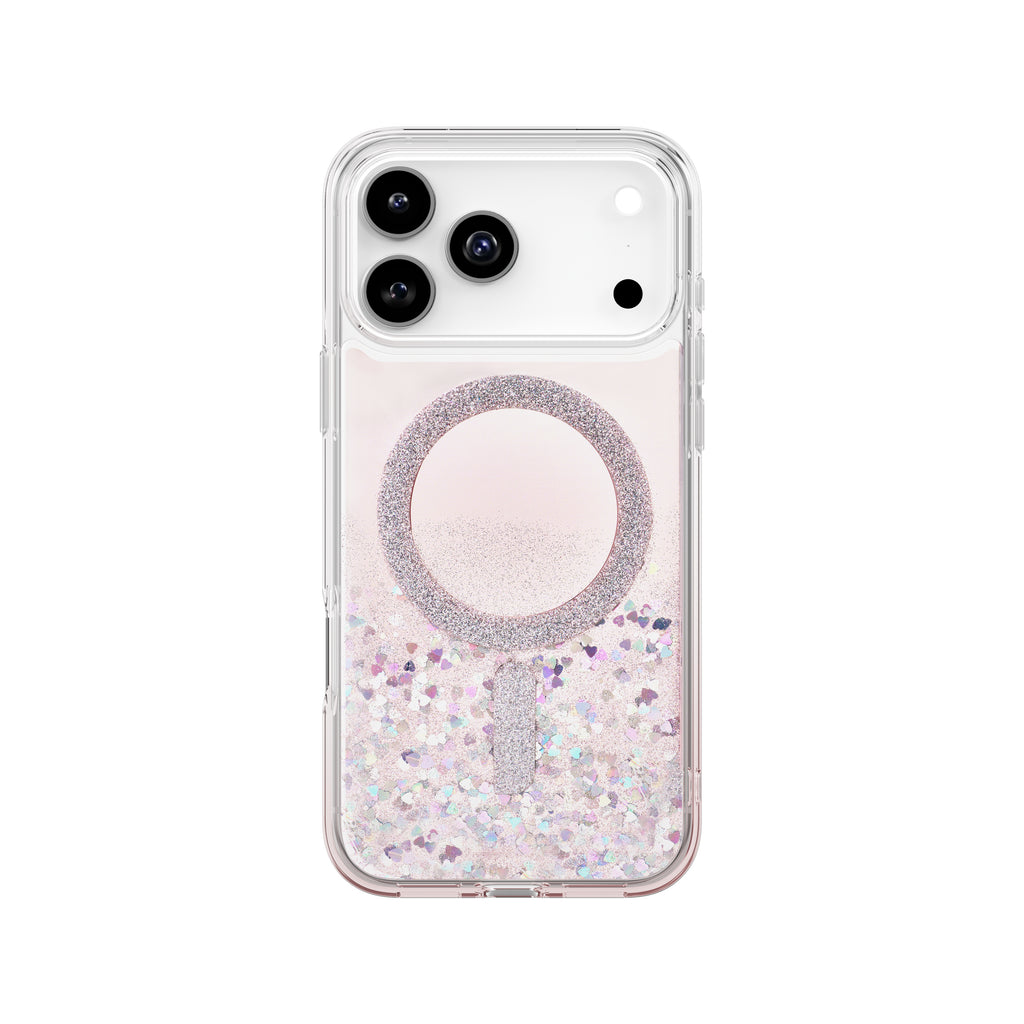 Green phone case with Apple logo on a white background