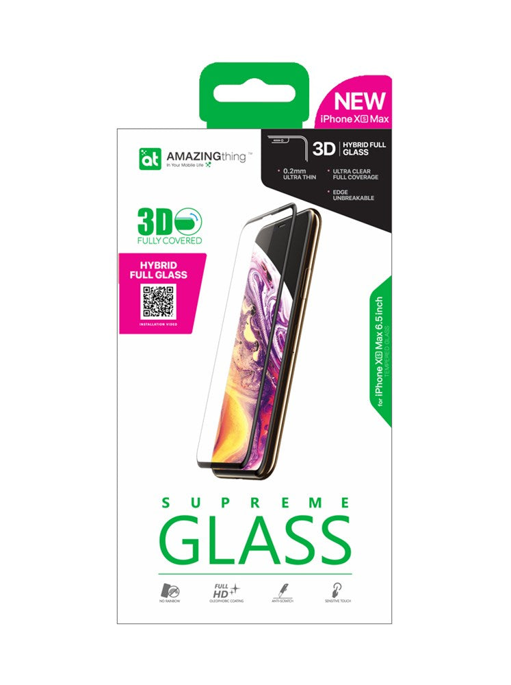 AMAZINGTHING APPLE IPHONE XS MAX HYBRID 0.25MM SUPREMEGLASS