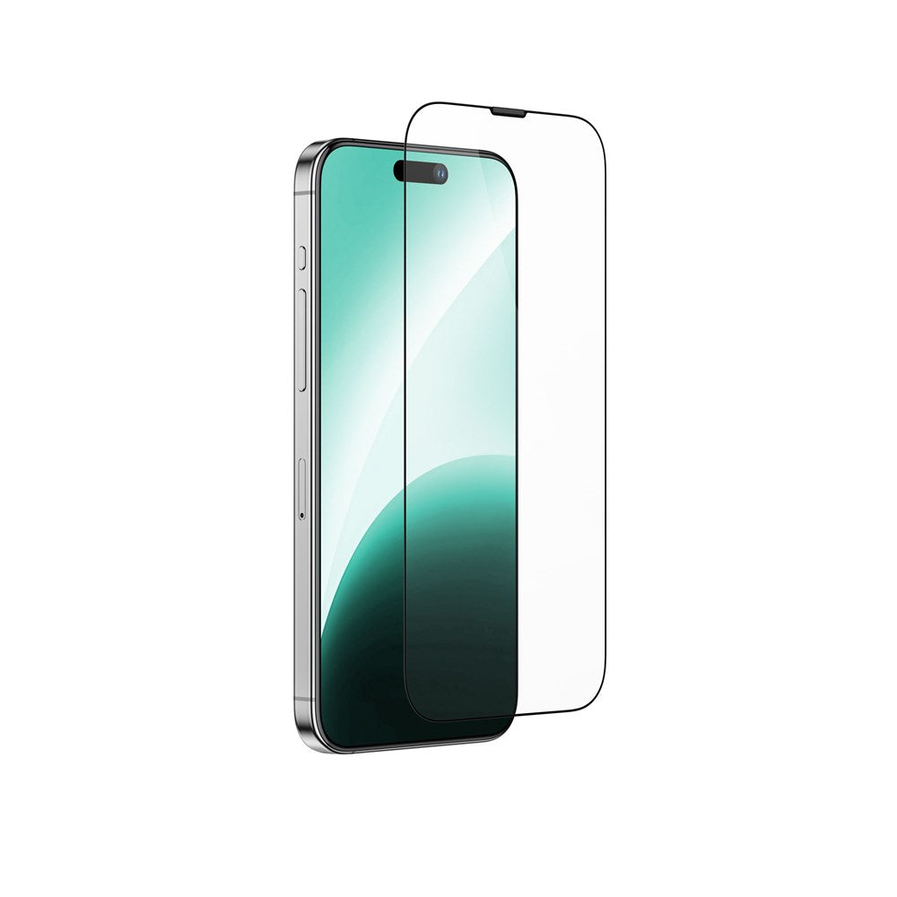 AMAZINGTHING APPLE IPHONE 15 6.7 PRO MAX 3D FULLY COVERED TITAN FULL TEMPERED GLASS