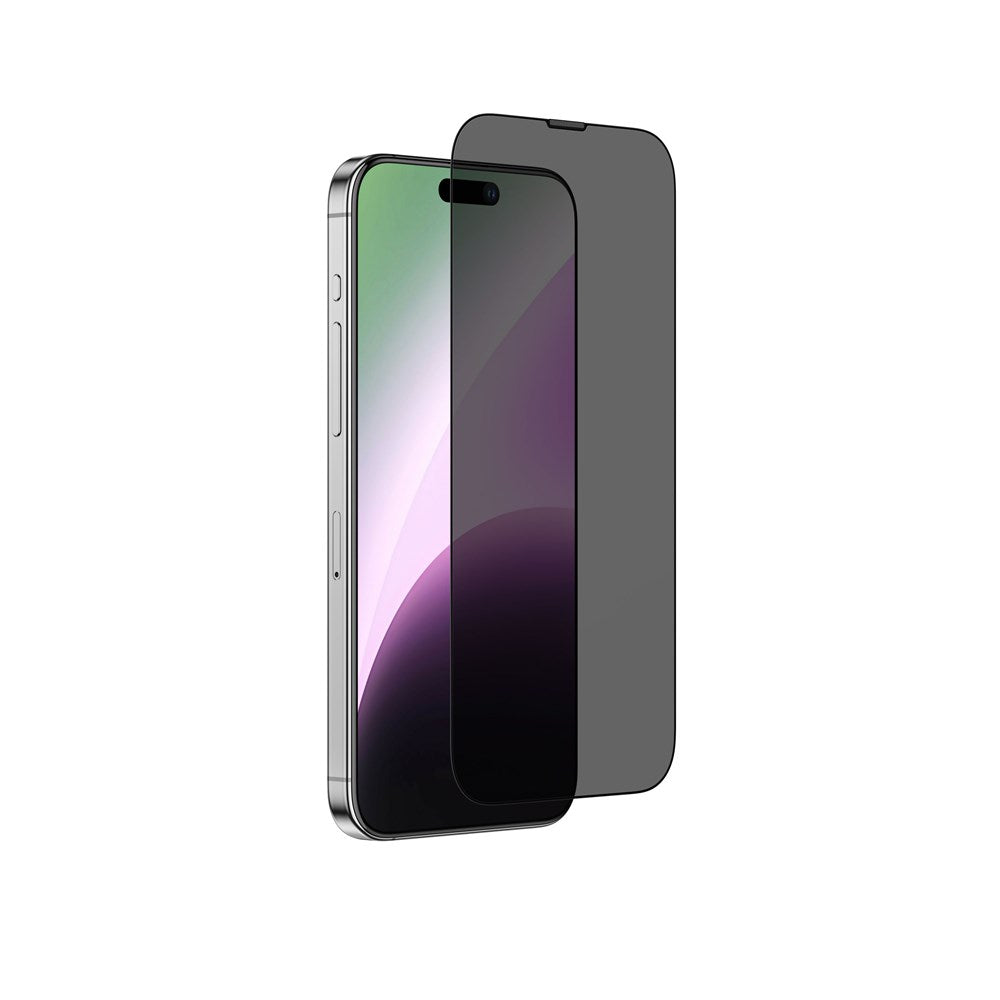 AMAZINGTHING APPLE IPHONE 15 6.1 2.75D FULLY COVERED TITAN FULL TEMPERED GLASS