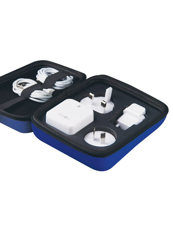 ENERGEA TRAVELWORLD 6.8 4 USB WALL CHARGER PACK 6.8A (US/UK/EU/AU ADAPTORS)