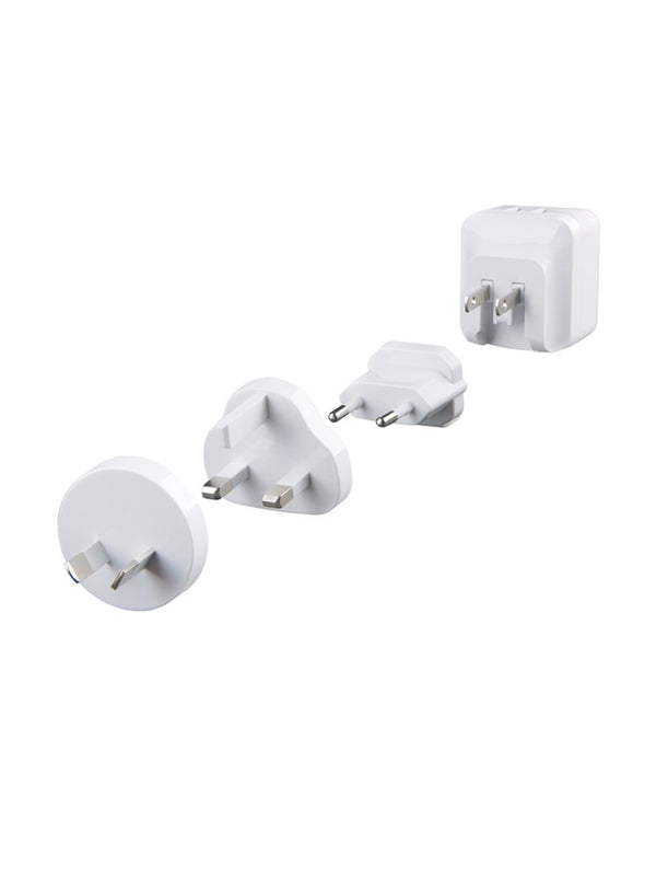 ENERGEA TRAVELWORLD 3.4 2 USB WALL CHARGER PACK 3.4A (US/UK/EU/AU ADAPTORS)