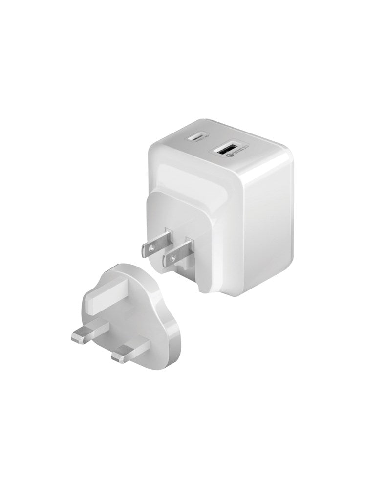 EOL ENERGEA TRAVELITE PDQ 2 USB WALL CHARGER PD+QC3 48W