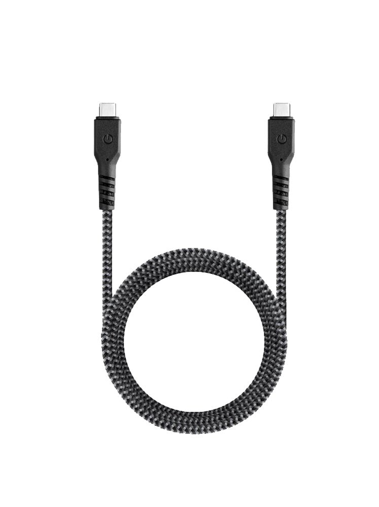 ENERGEA FIBRATOUGH CABLE 3.1 GEN2 USB-C TO USC-C CHARGE & SYNC CABLE 10GBPS 5A 1M