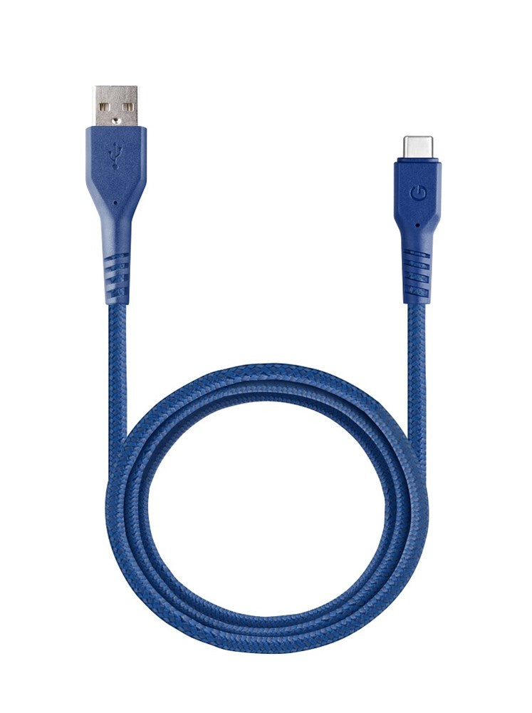 ENERGEA FIBRATOUGH 2.0 USB-C TO USB-A CHARGE & SYNC CABLE 480MBPS 5A  1.5M
