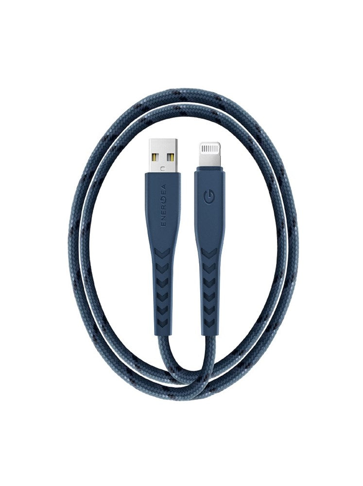 ENERGEA NYLOFLEX CHARGE AND SYNC TOUGH LIGHTNING C89 CABLE MFI 1.5M