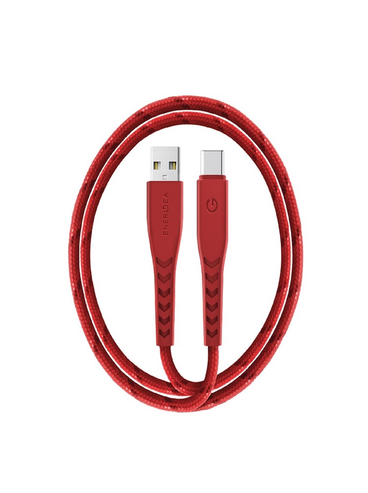 ENERGEA NYLOFLEX USB2.0 USB-A TO USB-C 5A UNIVERSAL CABLE 1.5M