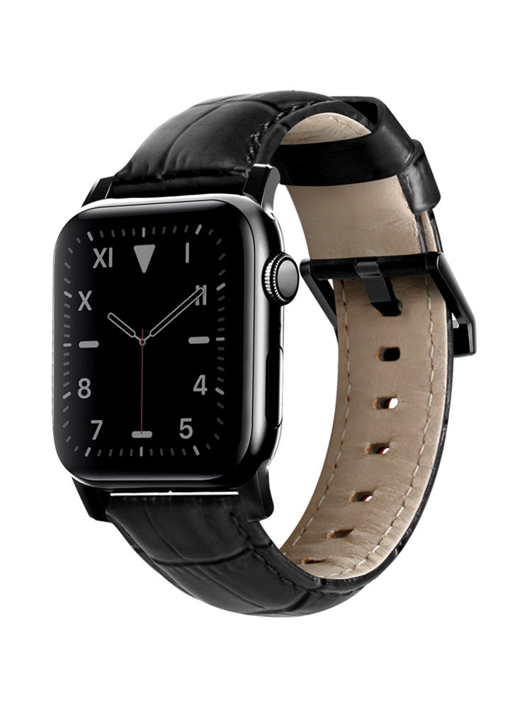 VIVA APPLE WATCH STRAP MONTRE CROX NOIR 42/44MM