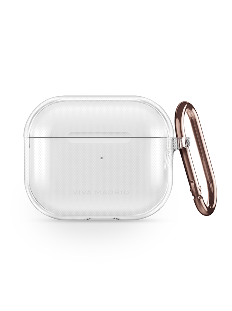 VIVA APPLE AIRPODS 3 CLAR MAX WITH BRONZE CARABINER CASE