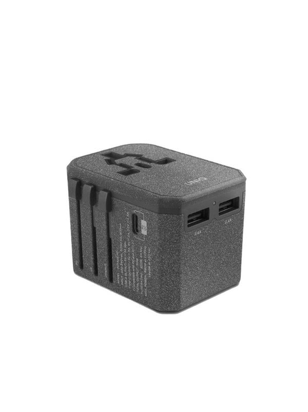 UNIQ VOYAGE PD WORLD ADAPTER PD33  2 USB+ USB C
