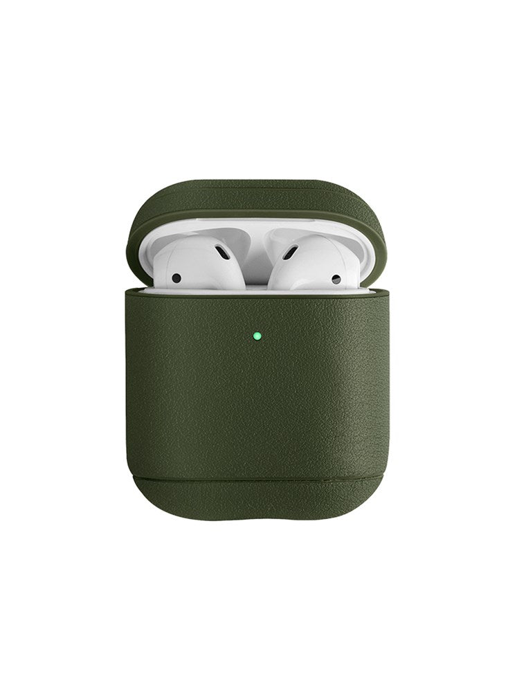 UNIQ APPLE AIRPODS TERRA GENUINE LEATHER SNAP CASE
