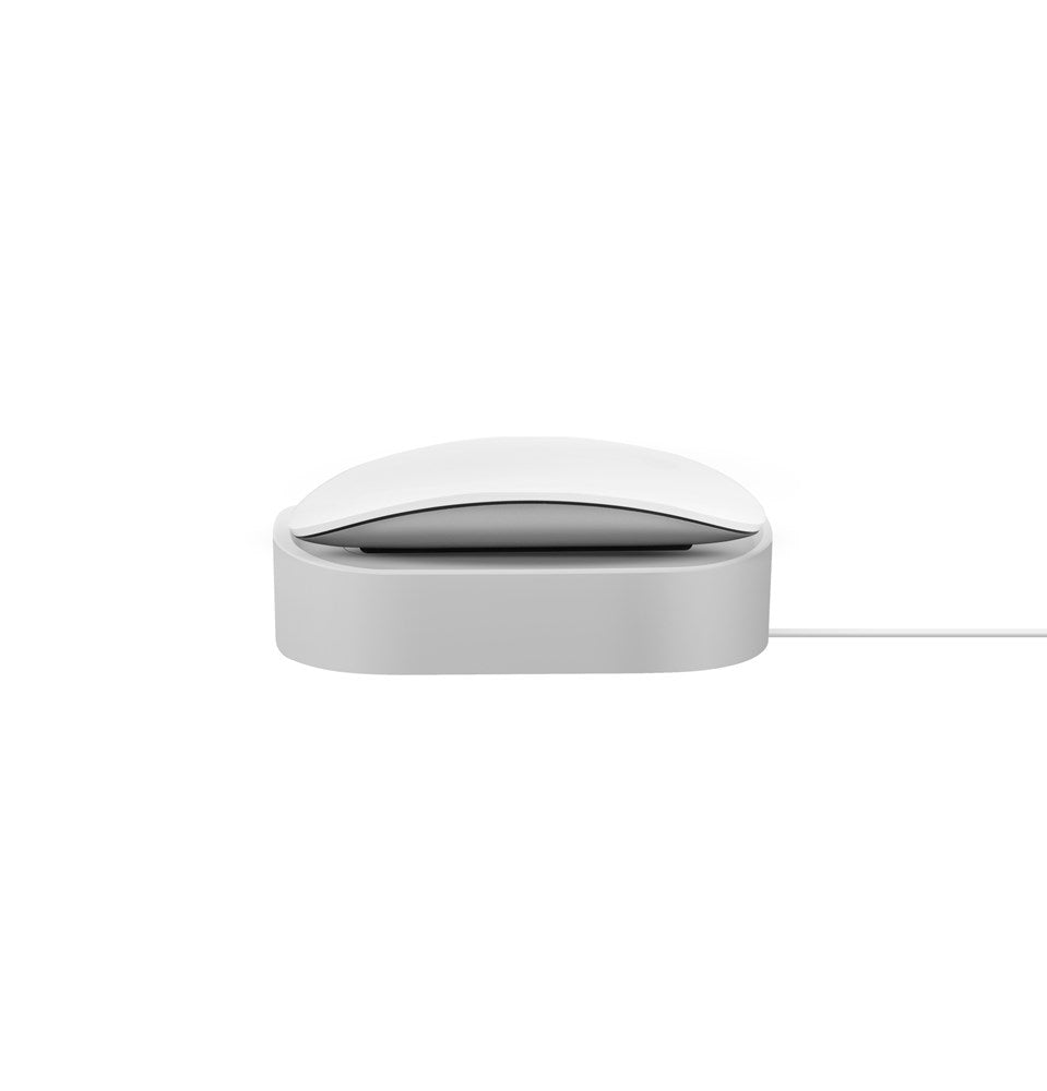 UNIQ NOVA COMPACT MAGIC MOUSE CHARGING DOCK WITH CABLE LOOP - CHALK GREY (GREY)