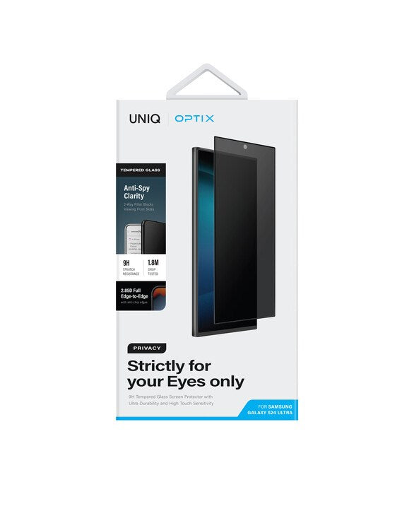 UNIQ OPTIX PRIVACY GALAXY S24 ULTRA GLASS SCREEN PROTECTOR